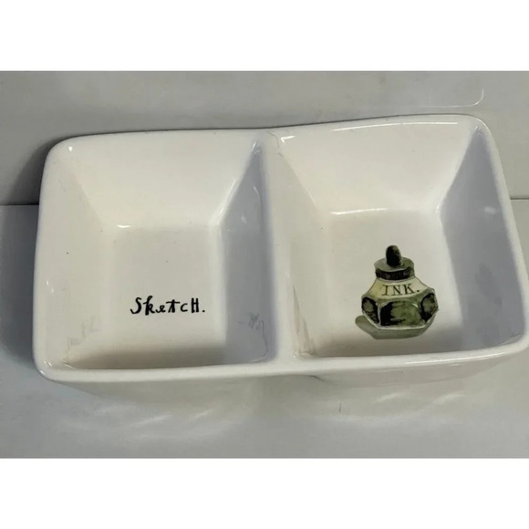 RAE Dunn Home Office Organizer Sketch Ink Plate - Picture 5 of 8